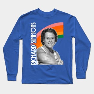 Richard Simmons Retro Style FanArt Design Long Sleeve T-Shirt